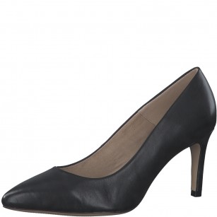 Елегантни дамски обувки S.Oliver Flexible Sole естествена кожа черни