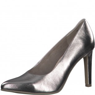Дамски елегантни обувки на висок ток Marco Tozzi златни