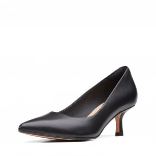 Дамски елегантни обувки на ток Clarks Violet55 Rae черни