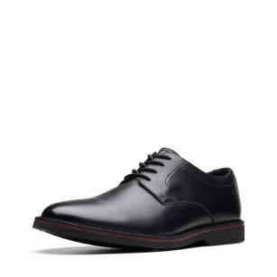 Мъжки обувки Clarks Atticus  LTLace естествен набук черни
