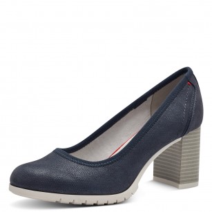 Дамски обувки на ток S.Oliver Soft Foam сини