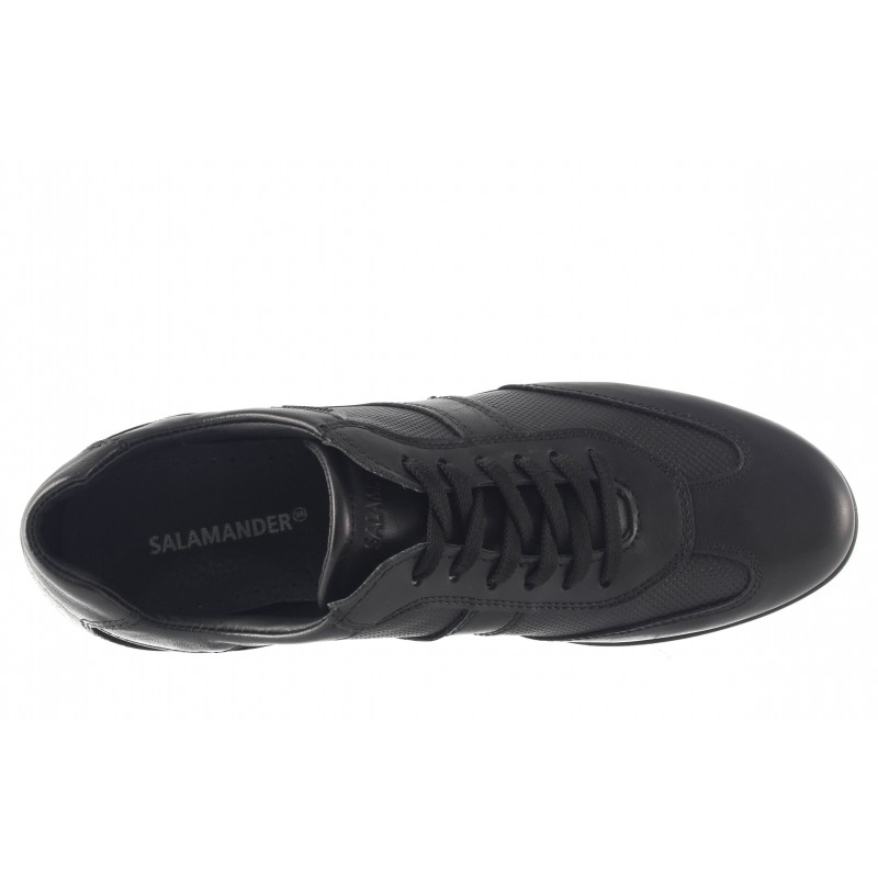 Мъжки спортно-елегантни обувки Salamander черни 6510101