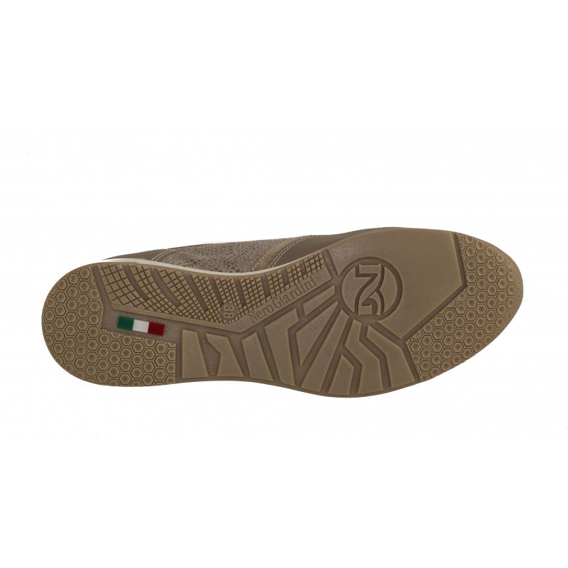 Дамски италиански спортни обувки златисти Nero Giardini естествена кожа