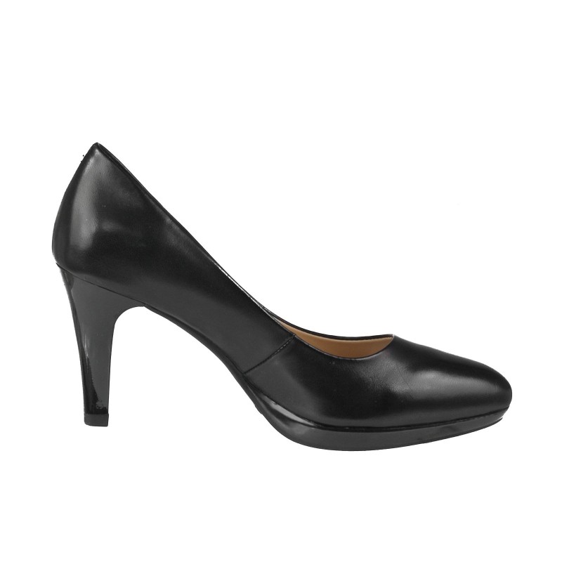 Елегантни дамски обувки на висок ток Caprice черни 