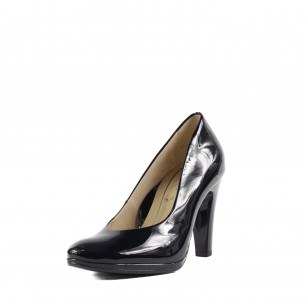 Дамски обувки на висок ток Ara естествена кожа черeн лак ширина F1/2