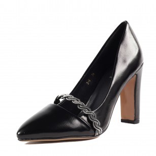 Дамски елегантни  обувки на висок ток Yoncy®  черни
