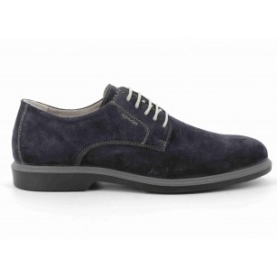 Мъжки обувки IGI & CO естествен велур сини