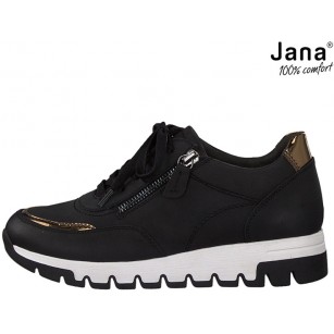 Дамски спортни обувки JANA 100% COMFORT черни