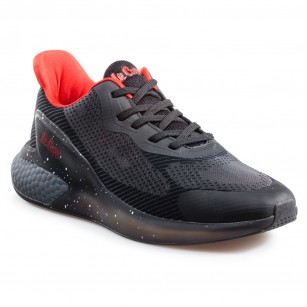 Мъжки спортни обувки Lee Cooper черни/червени