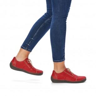 Дамски обувки Rieker ANTISTRESS 52520-33  червени