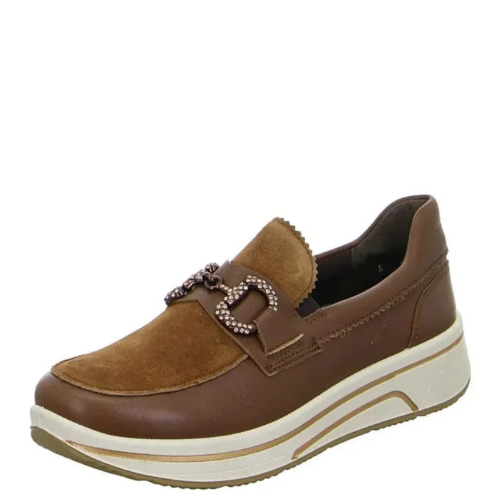 Дамски обувки Ara естествена кожа High Soft ширина H кафяви - Image 1