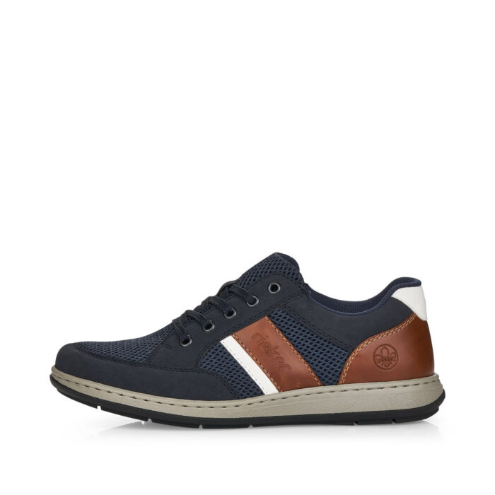 Мъжки спортни обувки Rieker 17310-15 сини Extra Weit