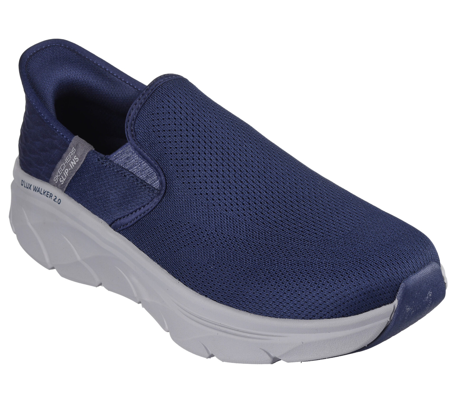 Мъжки спортни обувки без връзки Skechers D'LUX WALKER 2.0 сини Мъжки спортни обувки без връзки Skechers D'LUX WALKER 2.0 сини