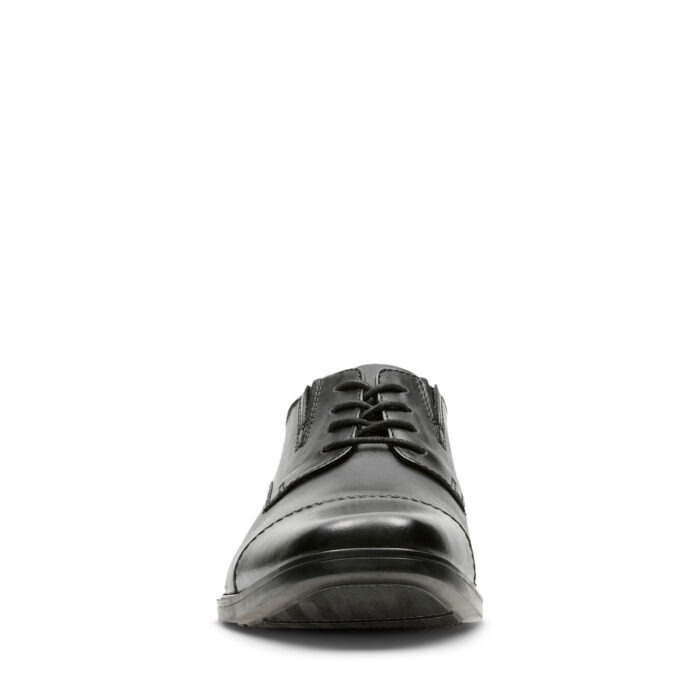 Мъжки обувки Clarks Tilden Cap естествена кожа черни