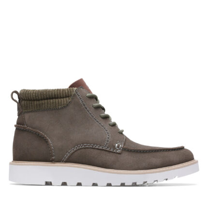 Мъжки боти Clarks  Barnes Mid  тъмно сиви
