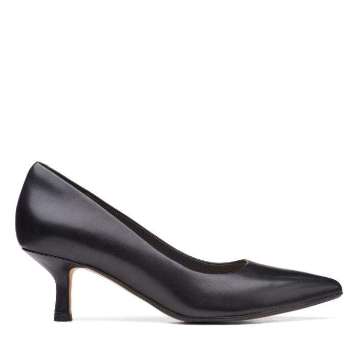 Дамски елегантни обувки на ток Clarks Violet55 Rae черни