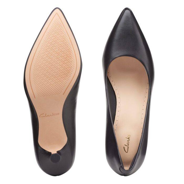 Дамски елегантни обувки на ток Clarks Violet55 Rae черни