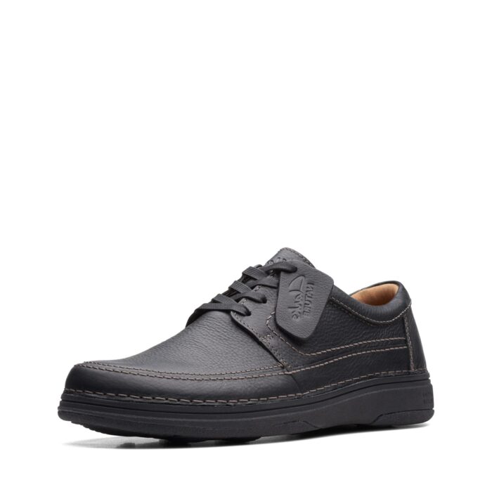 Мъжки спортни обувки Clarks Nature 5 Lo  естествена кожа черни