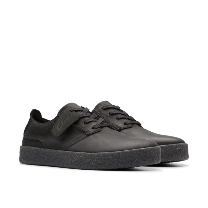 Мъжки обувки Clarks Casual StreethillLace естествена кожа черни