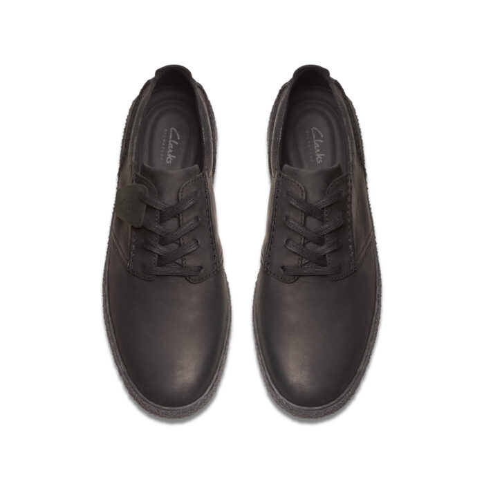 Мъжки обувки Clarks Casual StreethillLace естествена кожа черни