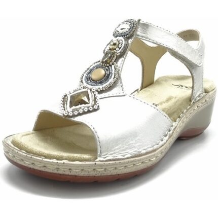 Дамски сандали на платформа Ara естествена кожа