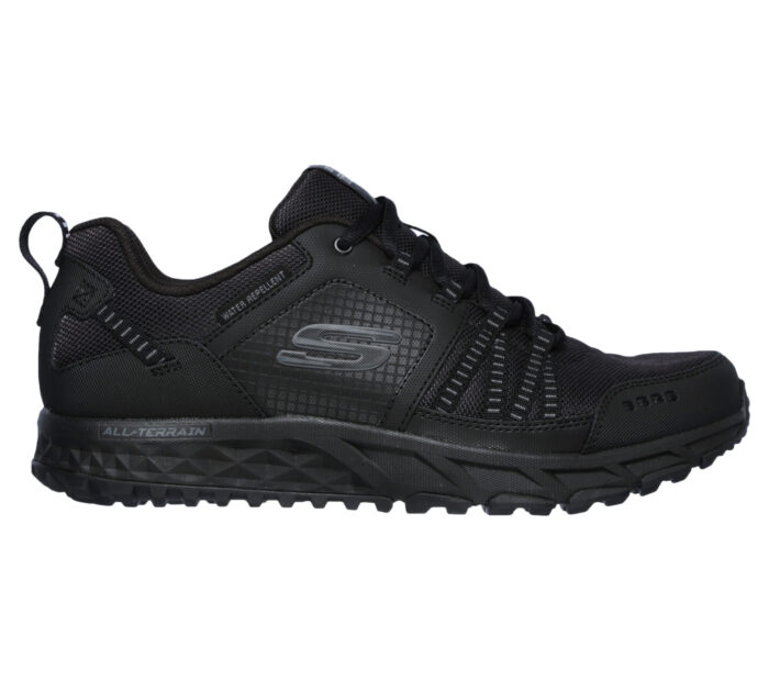 Мъжки спортни обувки Skechers Water Repellent черни мемори пяна естествена кожа