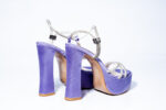 Дамски сандали на висок ток Yoncy лилави