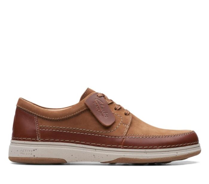 Мъжки спортни обувки Clarks Nature 5 Lo  естествен набук кафяви