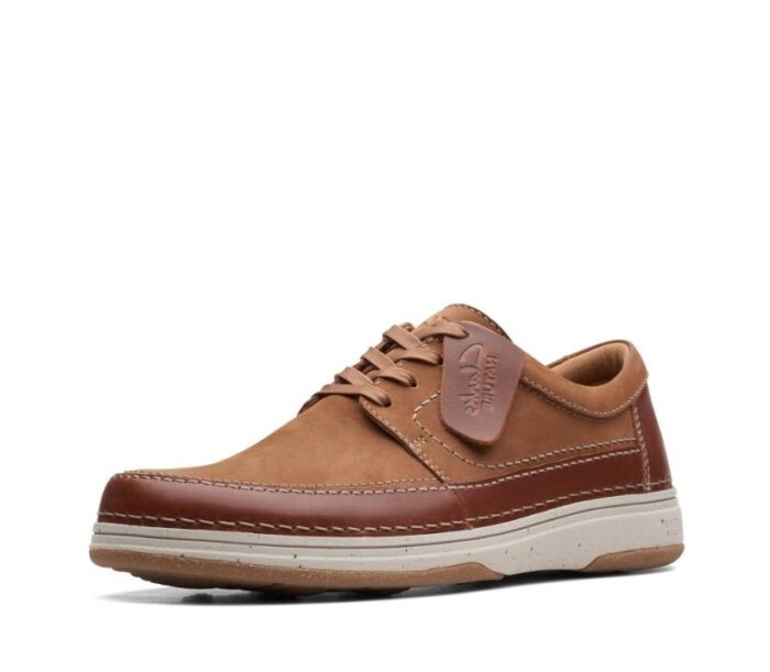 Мъжки спортни обувки Clarks Nature 5 Lo  естествен набук кафяви