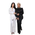 Елегантен сатенен комплект Yoncy черен - Image 12