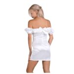 Къса бяла рокля Yoncy - Image 11
