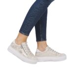 Дамски спортни обувки RIEKER Antistress M1953-60 златисти