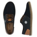 Мъжки ежедневни обувки RIEKER B5249-14 сини - Image 7