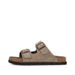 Мъжки велурени чехли Rieker 21190-27 бежови - Image 3