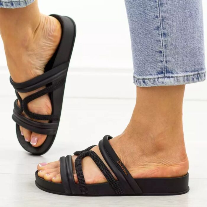 Дамски чехли Ipanema 27262-Black/Black/Brown - Image 2