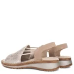 Дамски кожени сандали Ara HighSoft бежови - Image 3