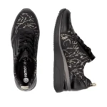 Дамски черни маратонки на платформа Remonte D2401-00 - Image 6