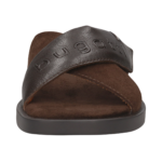 Мъжки кожени чехли Bugatti кафяви - Image 4