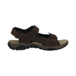 Мъжки кожени сандали Bugatti кафяви - Image 3