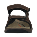 Мъжки кожени сандали Bugatti кафяви - Image 4