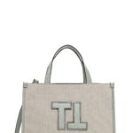 Дамска чанта Tamaris зелена/бежова