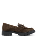 Дамски велурени обувки Tamaris Comfort Wide Fit кафяви - Image 4