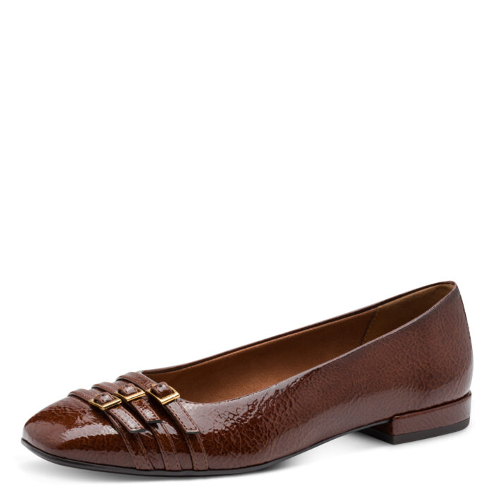 Дамски обувки/балеринки Tamaris Touch it кафяви - Image 1