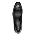 Елегантни дамски обувки на ток Marco Tozzi черен лак - Image 5