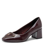 Дамски елегантни обувки на ток Marco Tozzi бордо