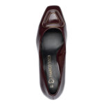 Дамски елегантни обувки на ток Marco Tozzi бордо - Image 5