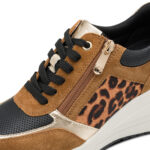 Дамски спортни обувки/сникърси Marco Tozzi кафяви - Image 4