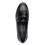 Дамски кожени обувки/мокасини Marco Tozzi Feel Me черни - Image 3