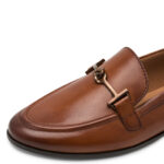 Дамски кожени обувки/мокасини Marco Tozzi Feel Me кафяви - Image 4