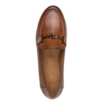 Дамски кожени обувки/мокасини Marco Tozzi Feel Me кафяви - Image 5